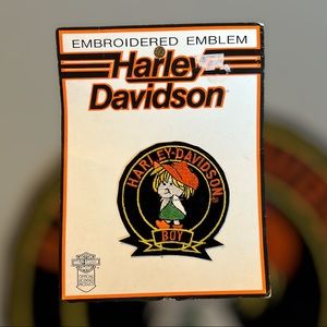 Vintage Harley-Davidson Boy patch